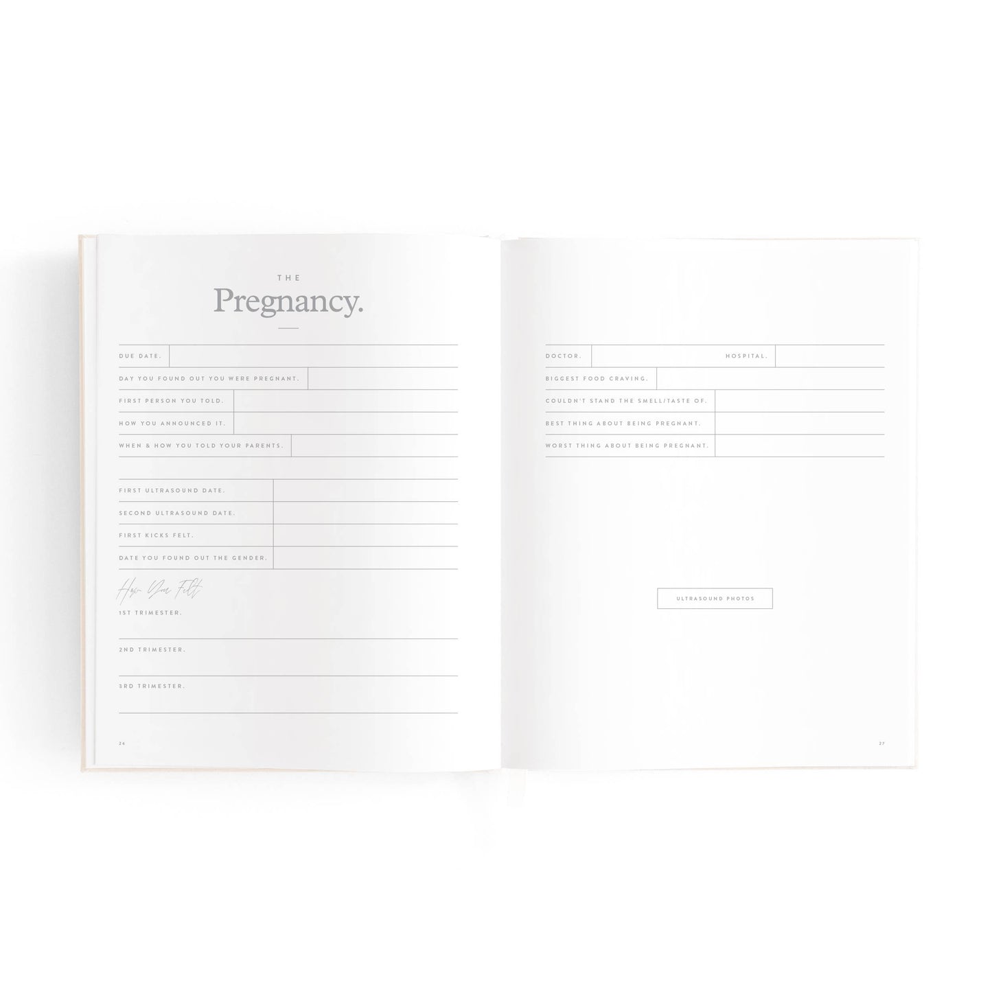 Fox & Fallow - Mini Baby Book Oatmeal