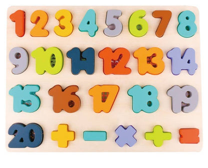 ToysLink - Wooden Chunky Numbers Puzzle