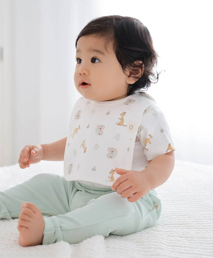 Lūmmi in Colour Babywear - Organic Cotton Slouchy Track Pants - Lime Green