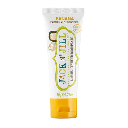 Jack N' Jill Kids - Tooth Buddy Pack-Natural Toothpaste Banana + Kids Toothbrush