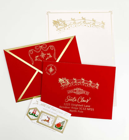 Black Bow Studio - Letter To Santa Christmas Writing Kit