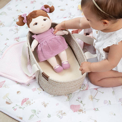 Living Textiles - Organic Reversible Cot Comforter - Whimsical Wonderland
