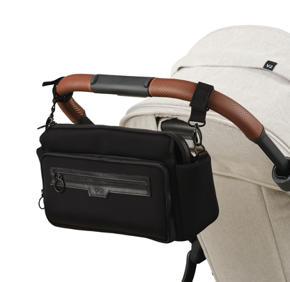 OiOi - Multitasker Pram Caddy 2.0 - Black Neoprene