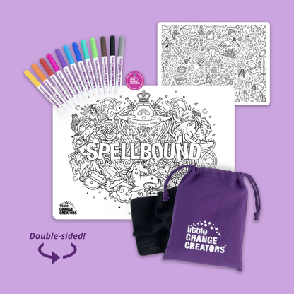 Little Change Creators - SPELLBOUND | Re-FUN-able™ Children's Colouring Set