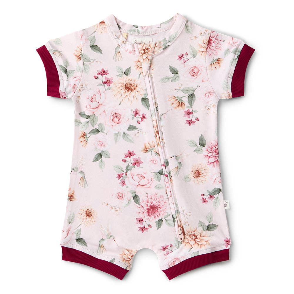 Snuggle Hunny - Birds & Blooms Organic Snuggle Shortie