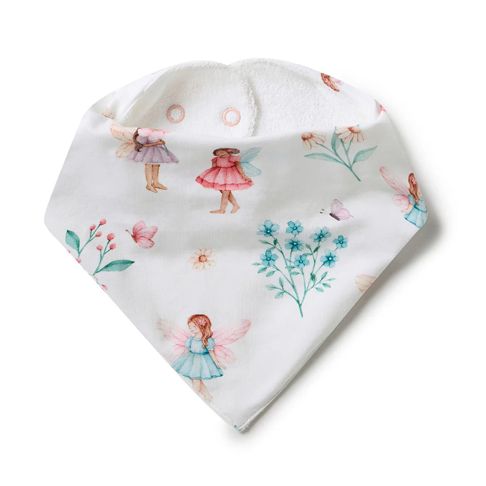 Snuggle Hunny - Fairy Garden Organic Dribble Bib