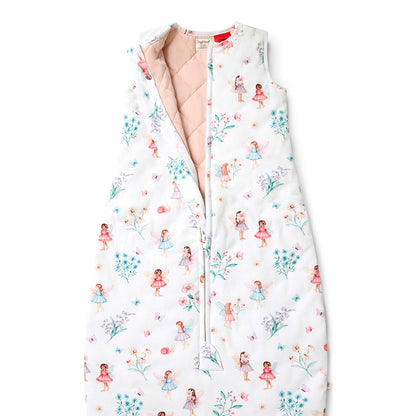 Fairy Garden Sleeping Bag 2.5 flatlay unzip