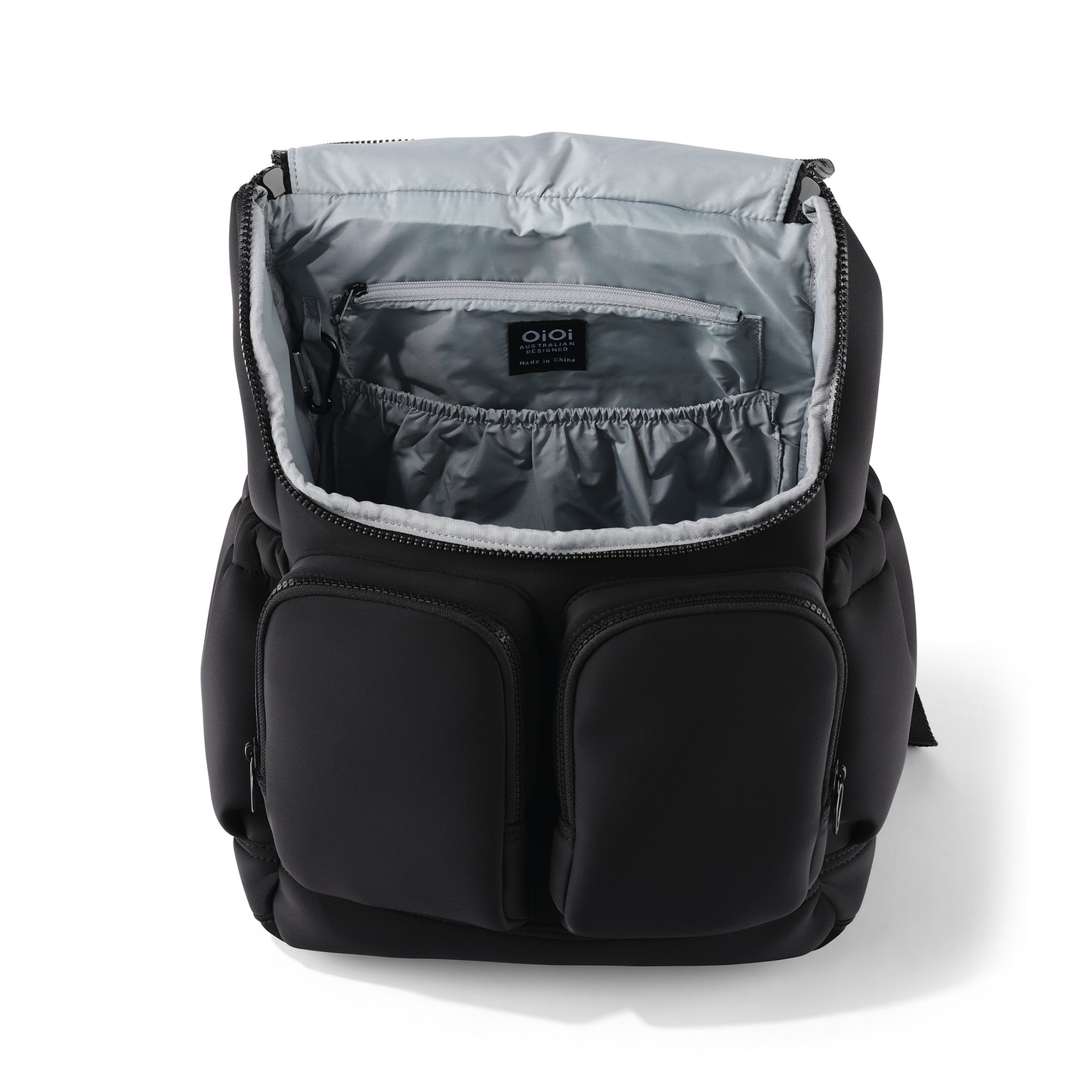 OiOi - Signature Nappy Backpack - Black Neoprene