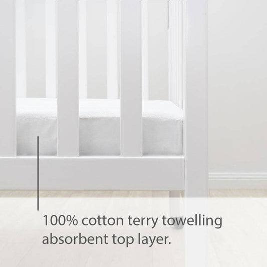 Living Textiles - Waterproof Mattress Protector - Standard Cot