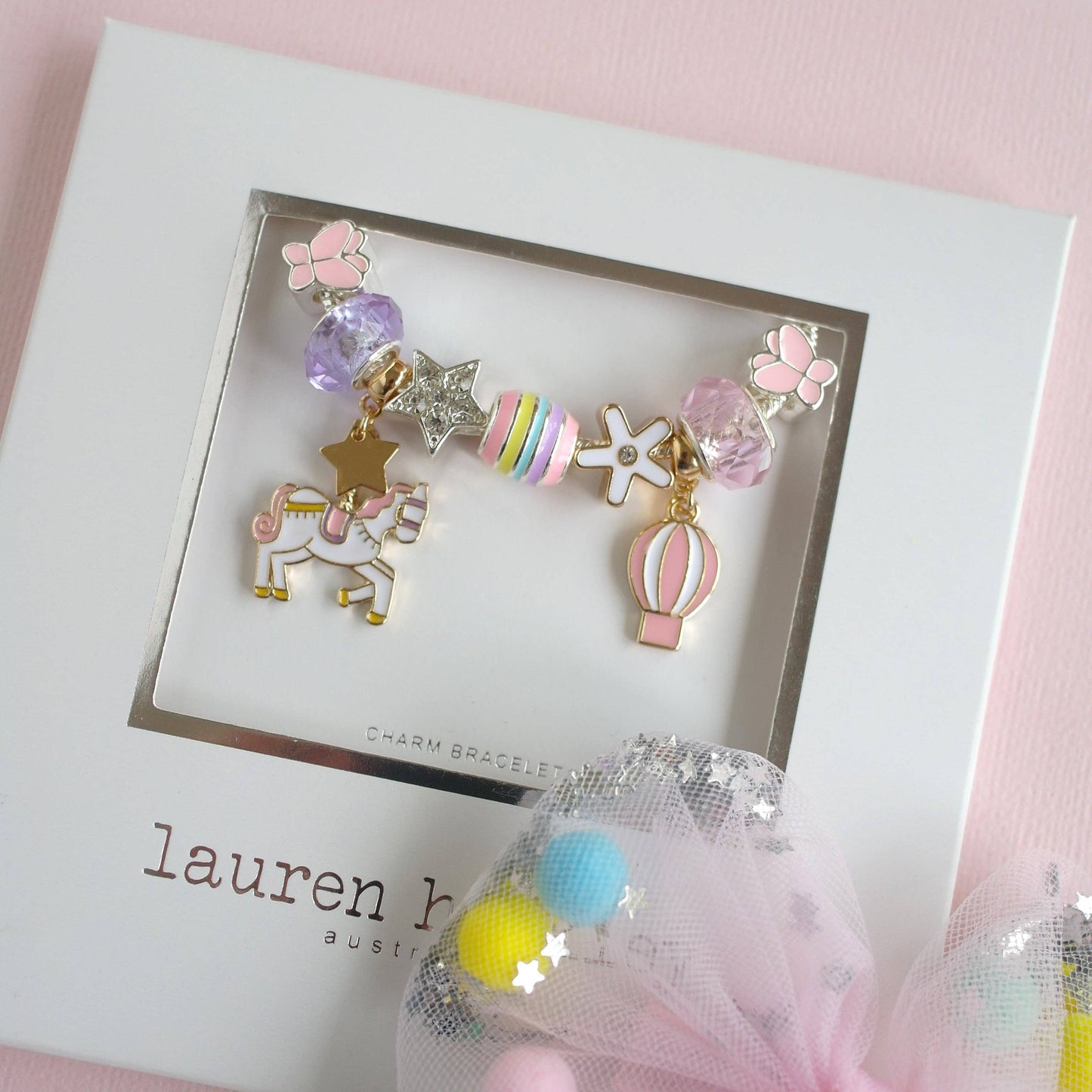 Lauren Hinkley Australia - Unicorn Carousel Charm Bracelet