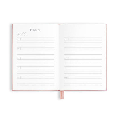 Fox & Fallow - The Traveller Mini Travel Diary - Dusty Rose