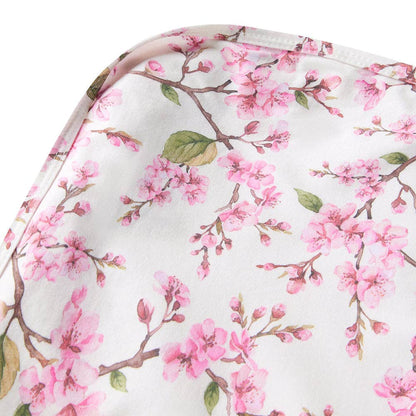 Snuggle Hunny - Cherry Blossom Organic Jersey Wrap & Topknot Set