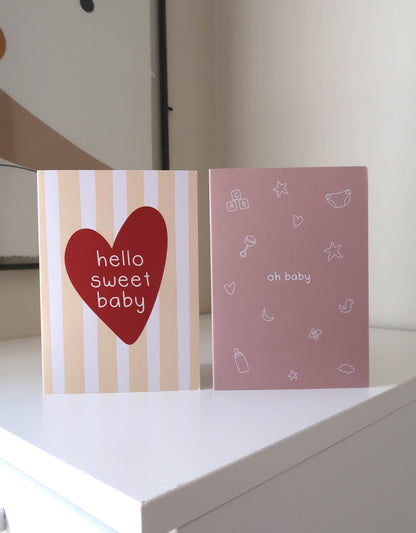 From Rosalie - Oh Baby Card | Newborn Card | Baby Shower Card 