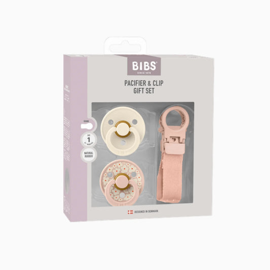 BIBS - Dummy & Loop Clip Gift Set - Blush