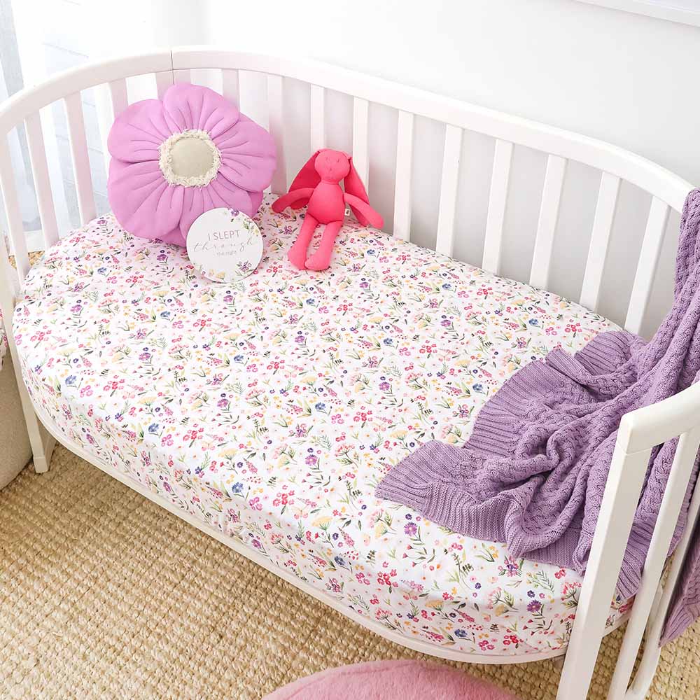 Gracie Organic Fitted Cot Sheet