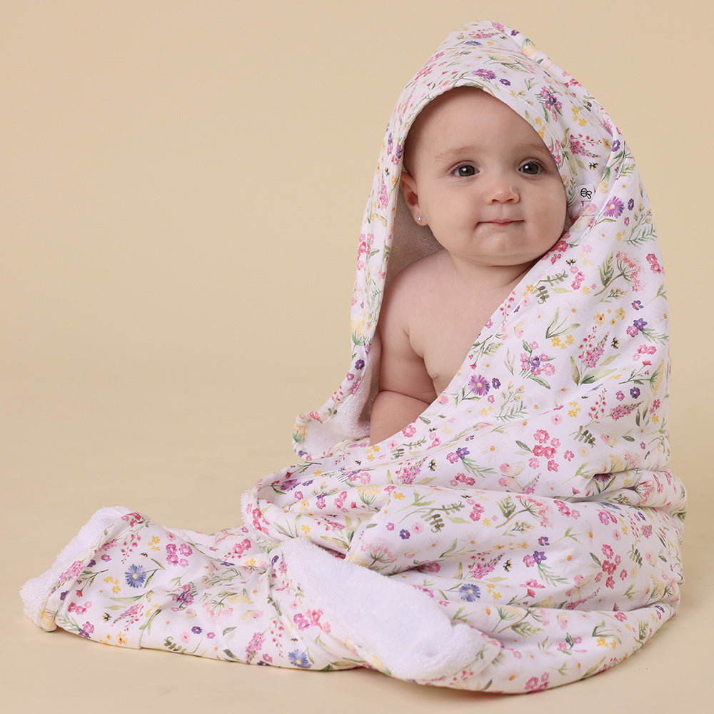 Gracie Organic Hooded Baby Towel