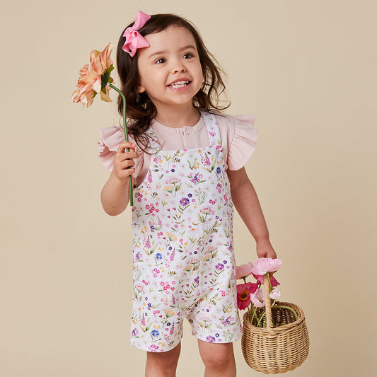 Snuggle Hunny - Gracie Organic Snuggle Overall Shorts