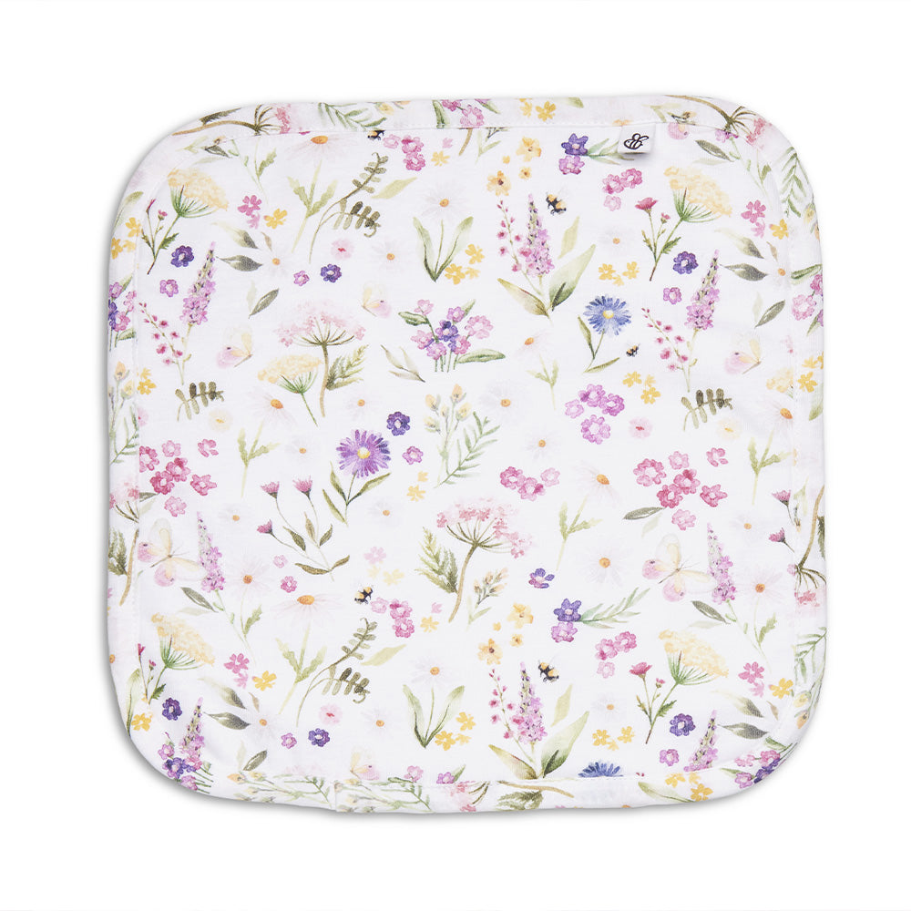 Snuggle Hunny Gracie organic wash cloth detail