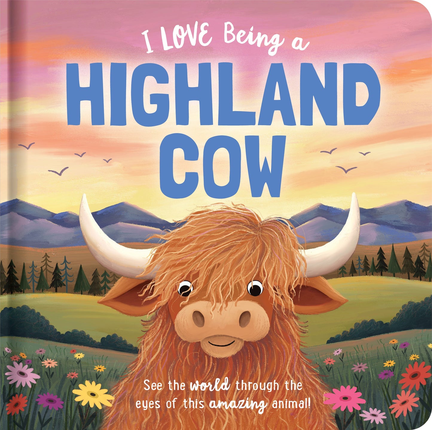 I Love Being a Highland Cow padded cover