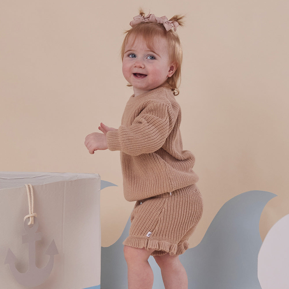 Hazelnut Knit Bloomers
