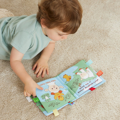Sherbet's Farm fabric book lifestyle