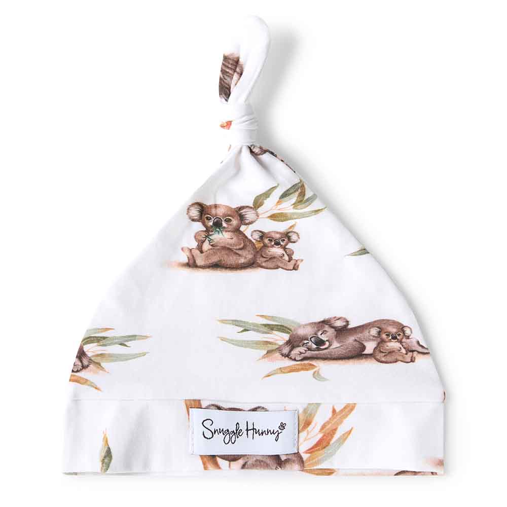 Snuggle Hunny - Koala Organic Knotted Beanie