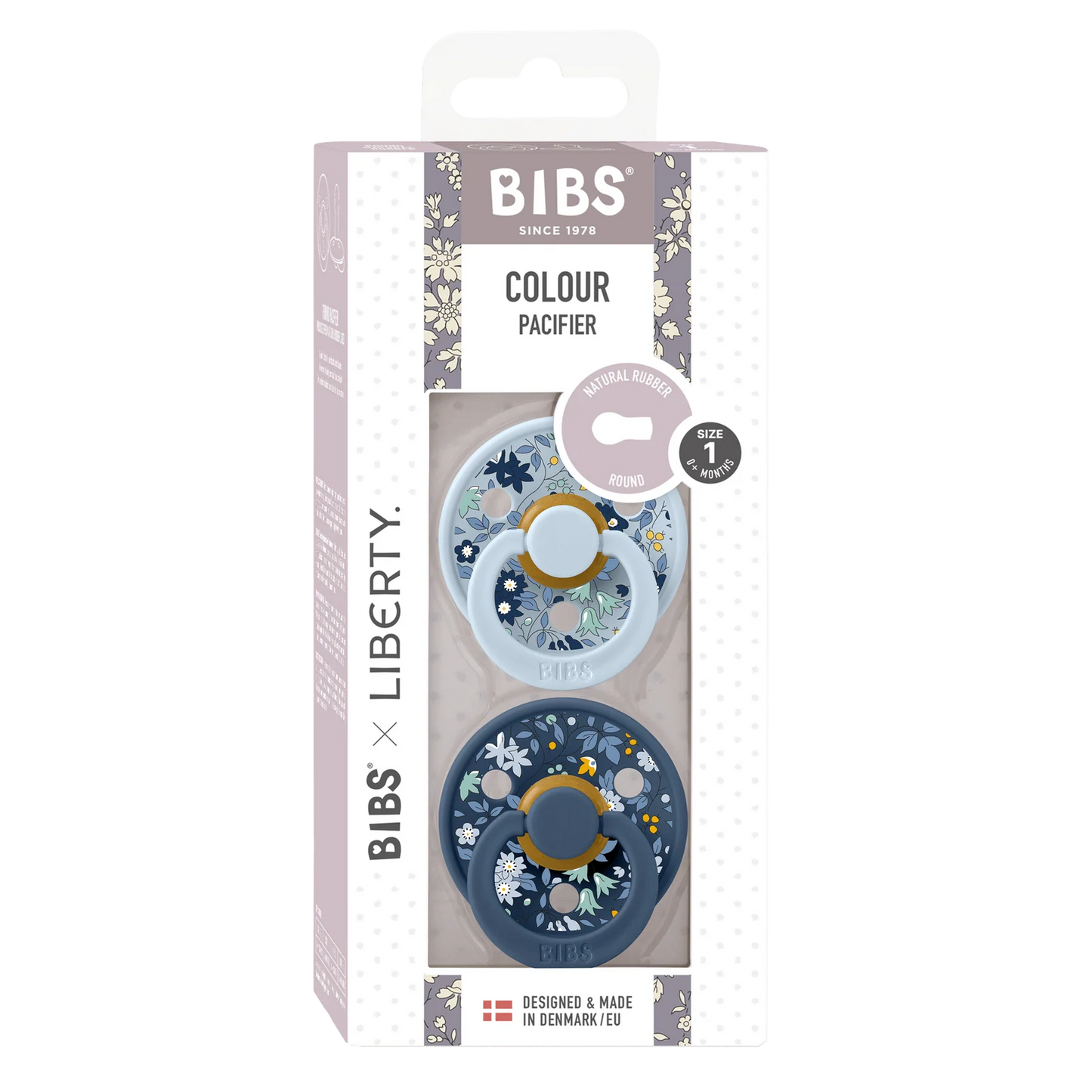 BIBS x Liberty Dummies - Chamomile Lawn/Baby Blue