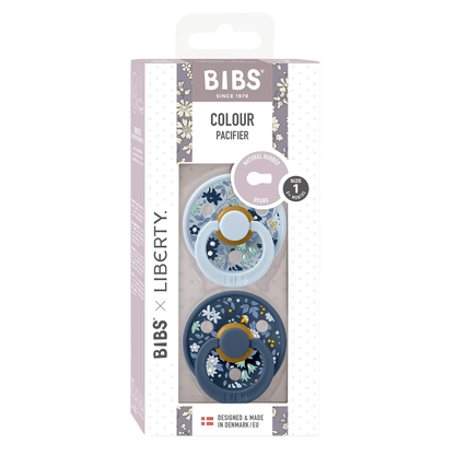 BIBS x Liberty Dummies - Chamomile Lawn/Baby Blue