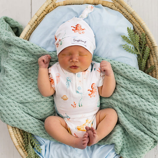 Snuggle Hunny - Little Subs Short Sleeve Organic Bodysuit