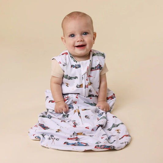 Snuggle Hunny - Little Racers Organic Sleeping Bag 1.0 TOG