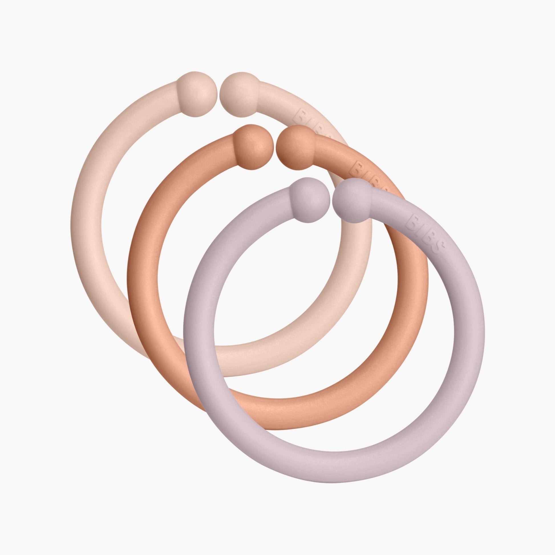 BIBS Loops 12pk - Blush/Peach/Dusky Lilac