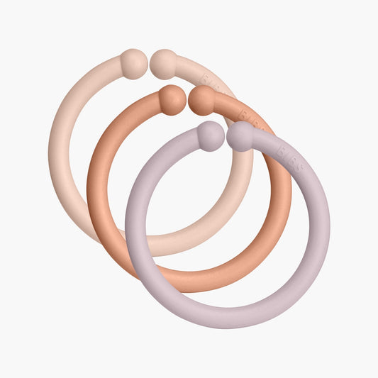 BIBS Loops 12pk - Blush/Peach/Dusky Lilac