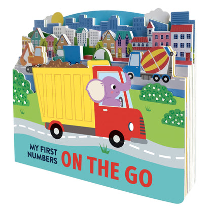 Lake Press - Chunky Scenes Board Book - My First Numbers - On The Go