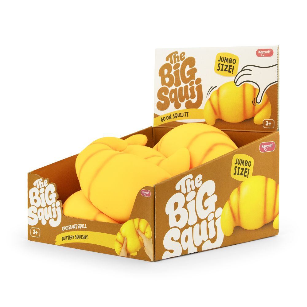 Keycraft The Big Squij Croissant - top view