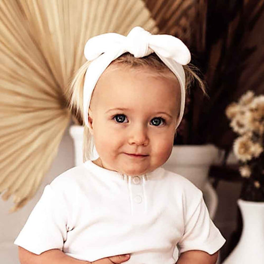 Snuggle Hunny - Milk Ribbed Organic Topknot