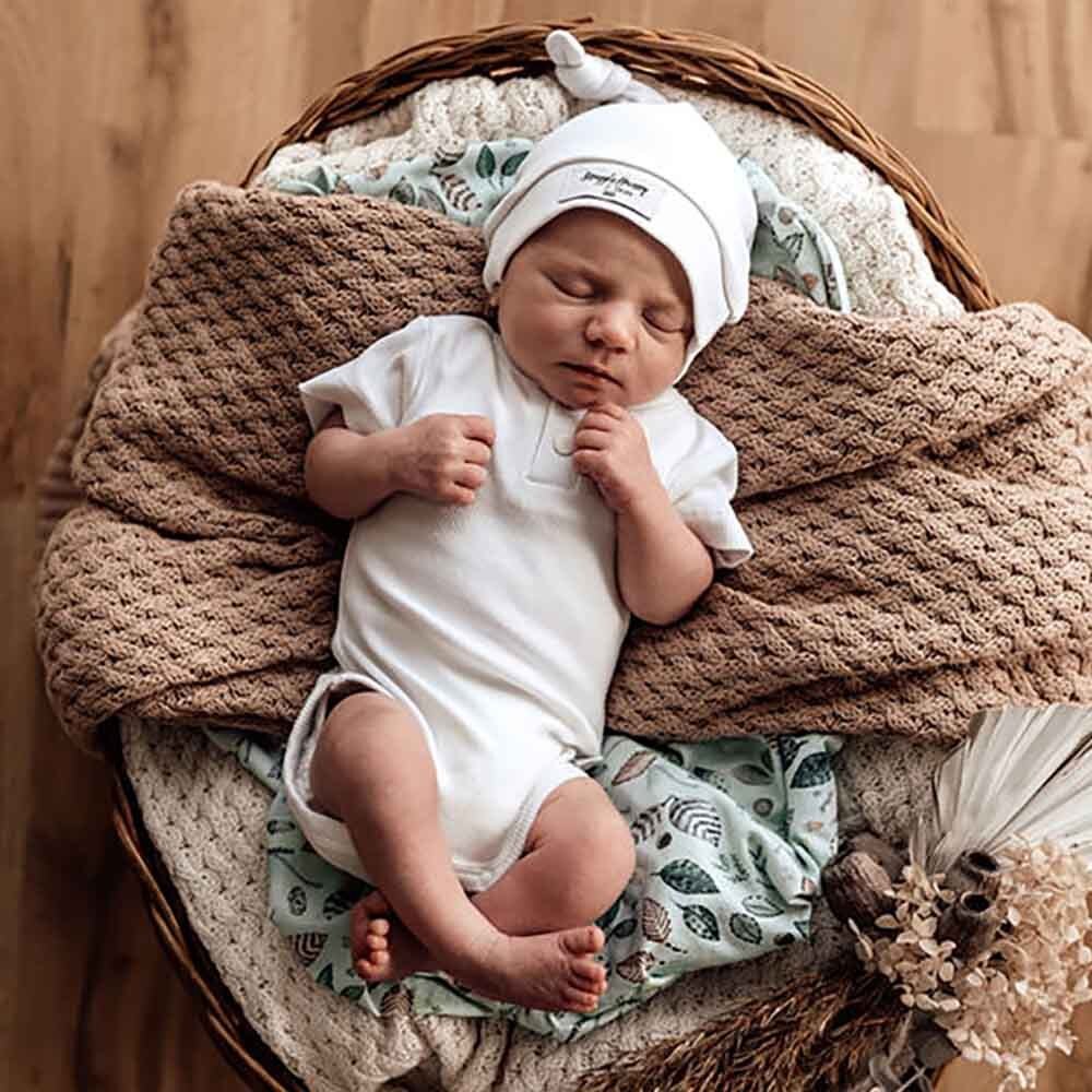 Snuggle Hunny Milk Short Sleeve Organic Bodysuit