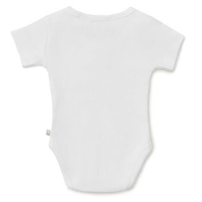 Snuggle Hunny Milk Short Sleeve Organic Bodysuit