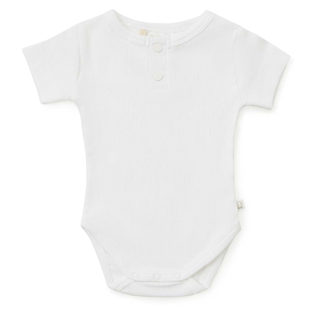 Snuggle Hunny Milk Short Sleeve Organic Bodysuit