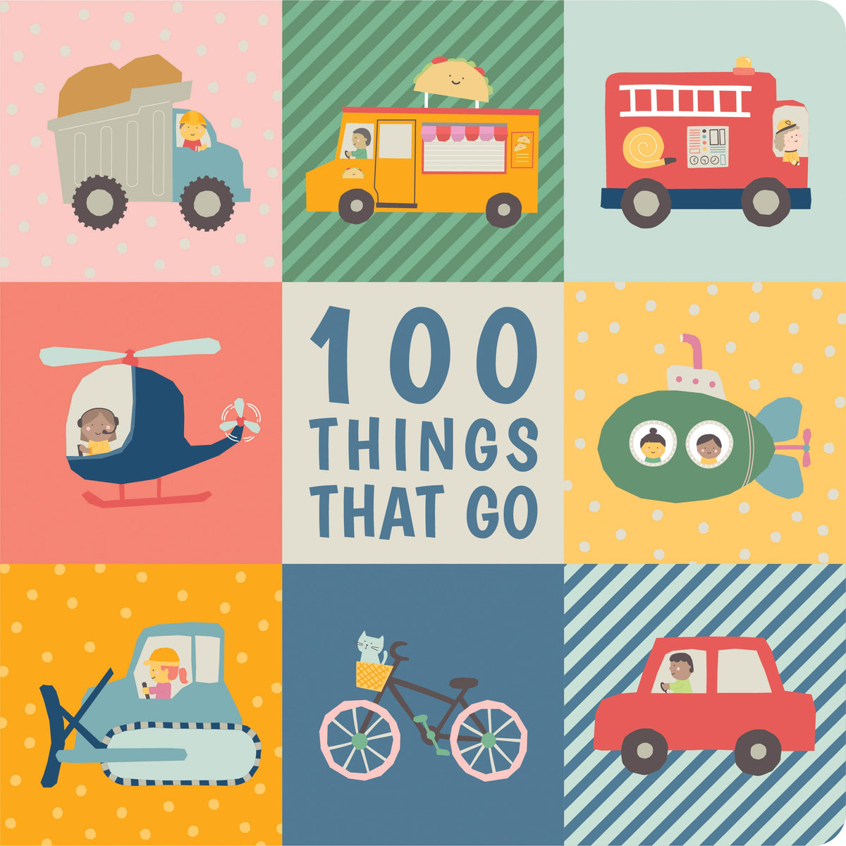 100 Things That Go padded cover