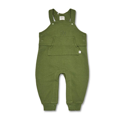 Snuggle Hunny - Olive Organic Joey Overalls