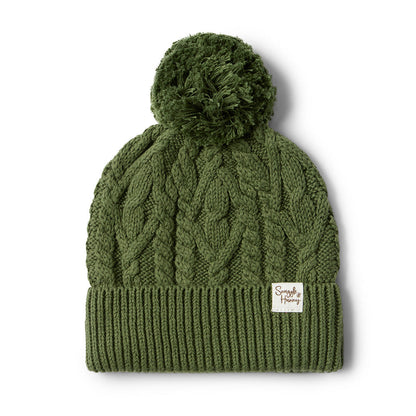 Snuggle Hunny - Olive Organic Baby Knit Beanie