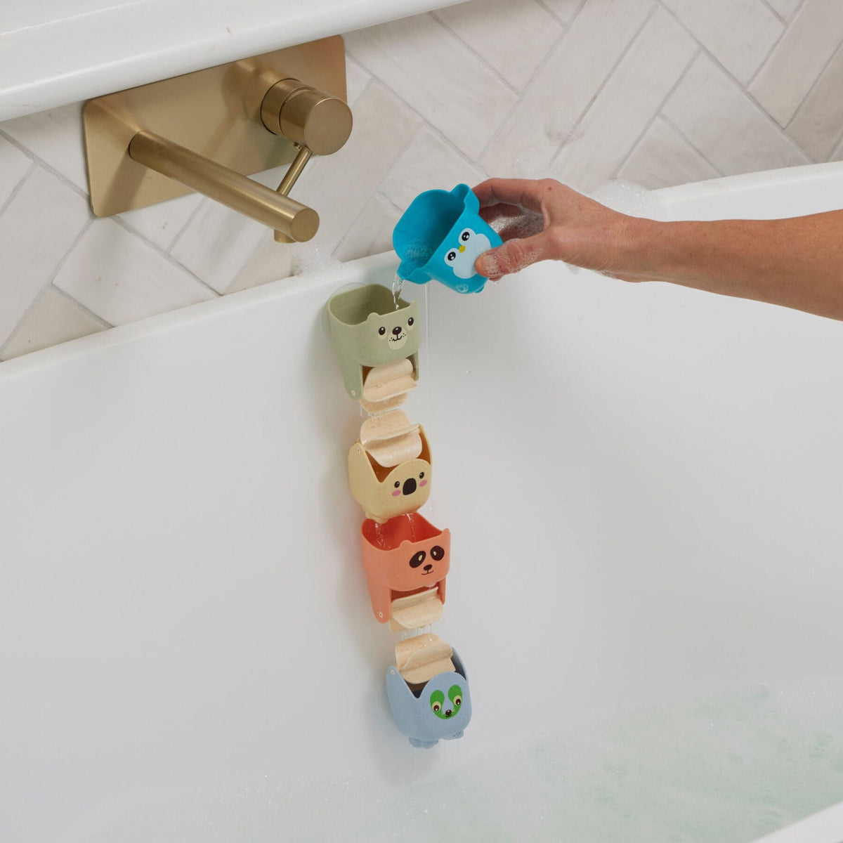 Jiggle & Giggle - Eco-Friendly Splash & Spin Bath Animals