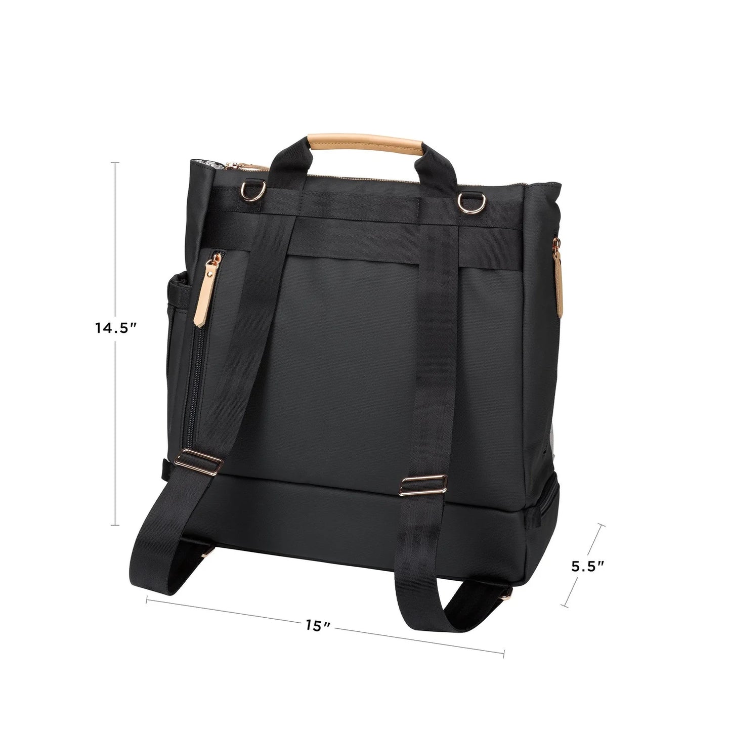 Petunia Pickle Bottom - Pivot Backpack - Sand/Black