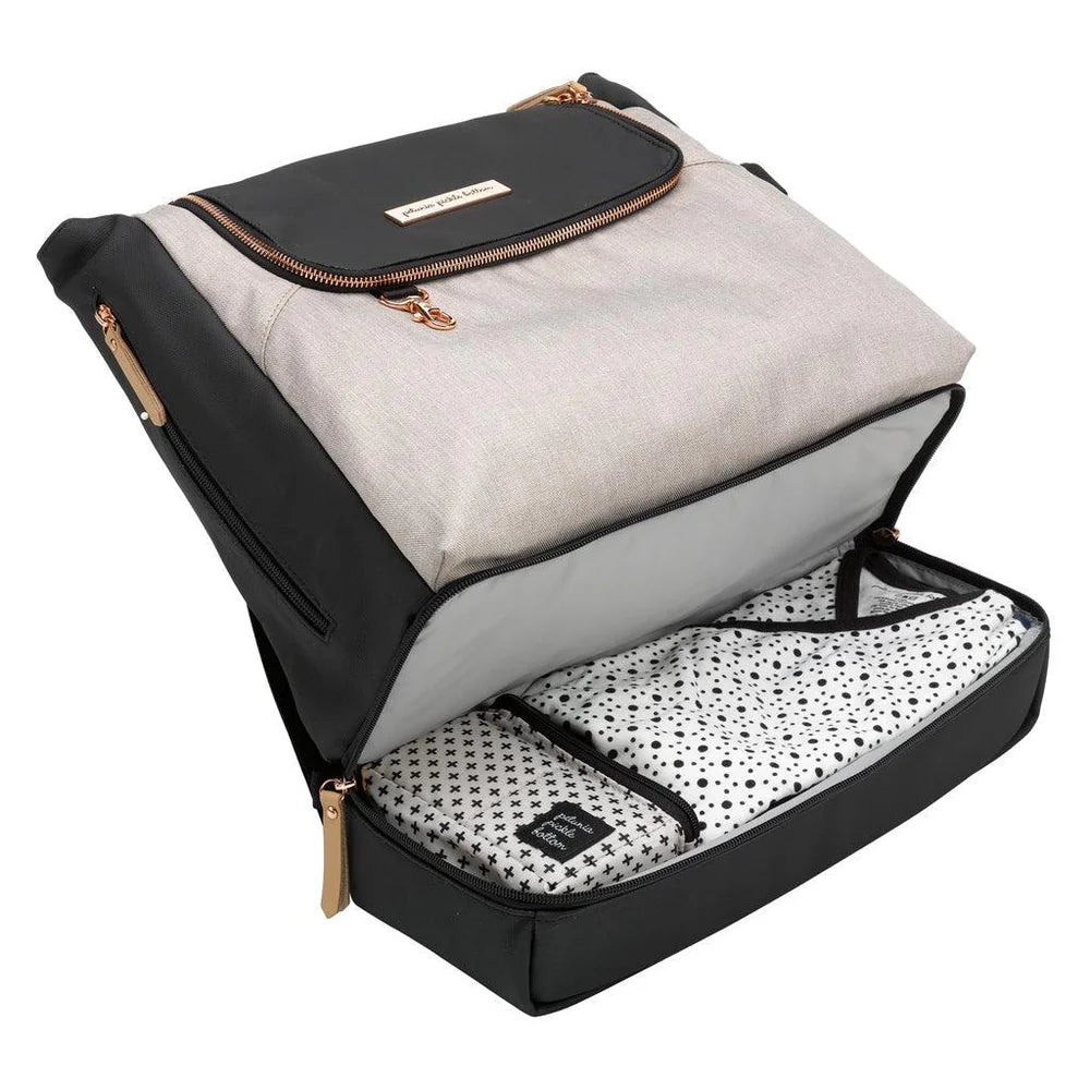Petunia Pickle Bottom - Pivot Backpack - Sand/Black