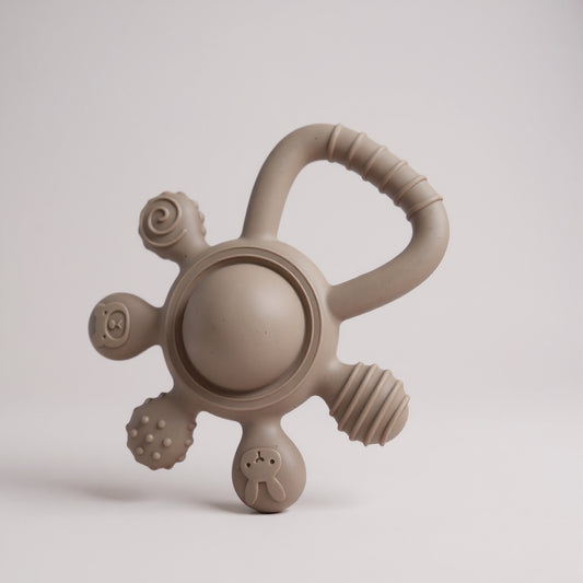 Five Senses Silicone Teething Rattle