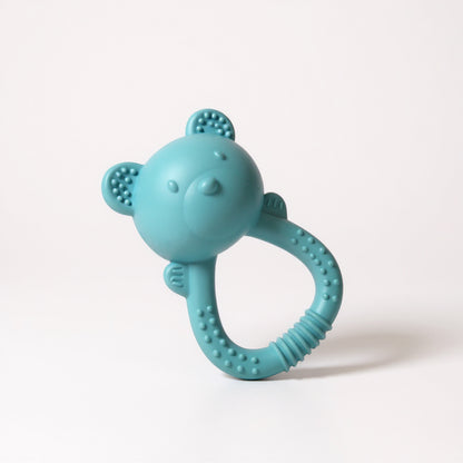 Baby Bear Silicone Teething Rattle