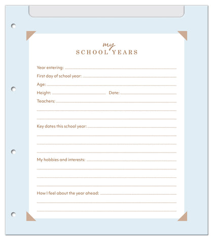 Lake Press - My School Years Journal