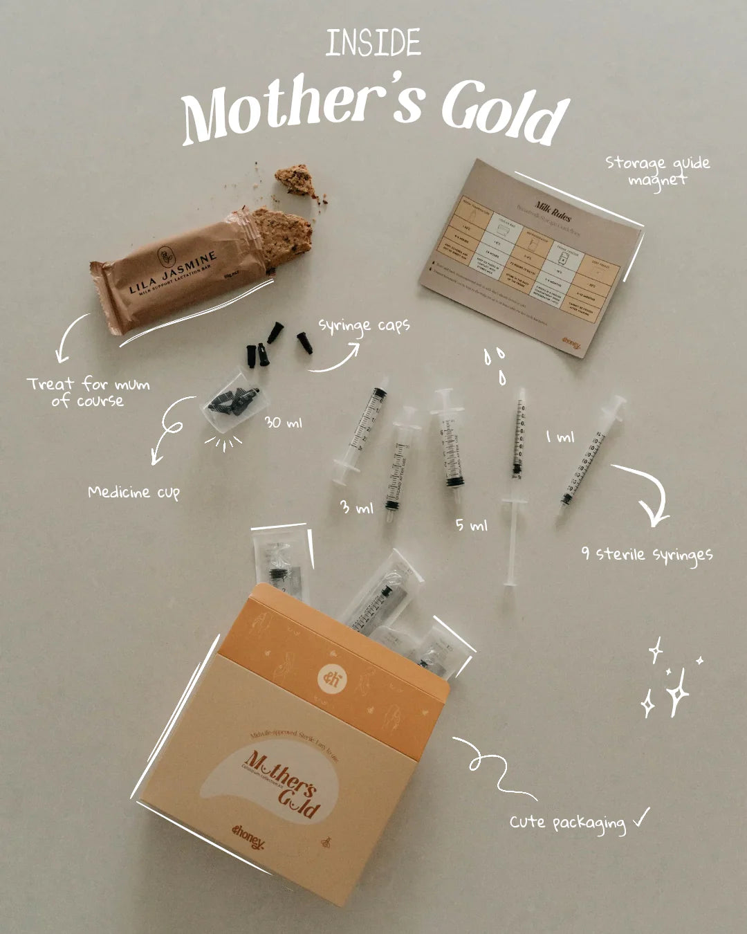 &honey - Mother's Gold - Colostrum Collection Kit