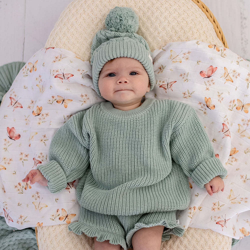 Sage Knit Bloomers