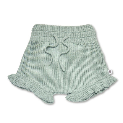 Sage Knit Bloomers flatlay